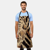 Animal Print Kitchen Schürze (Getragen)