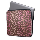 Animal Print Laptopschutzhülle (Vorderseite Links)