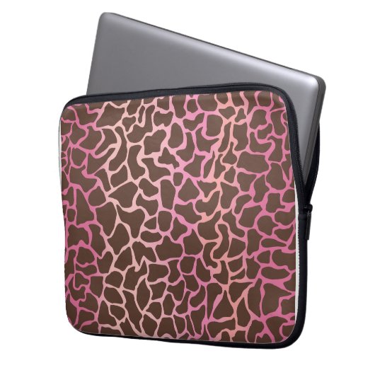 Animal Print Laptopschutzhülle (Vorderseite Links)