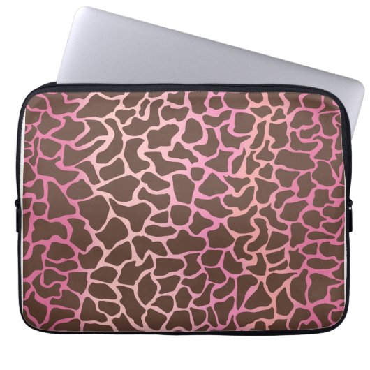 Animal Print Laptopschutzhülle (Vorderseite)
