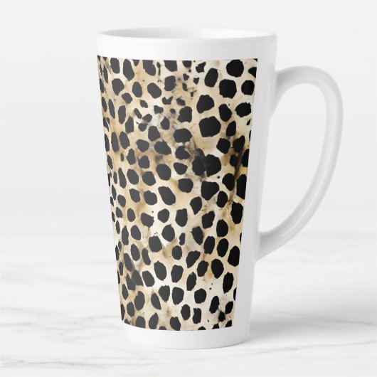 Animal Print - Latte Mug Milchtasse (Rechts)