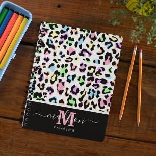 Animal Print Leopard Chic Monogram 2026 Planer