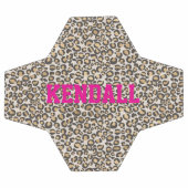 Animal Print Leopard NAME Pink Wild Chic Spaß Fußball (Flach)