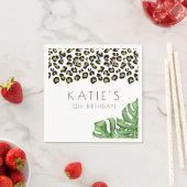 Animal Print Let's Get Wild Partys Serviette (Beispiel)