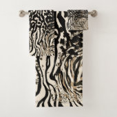 Animal print modern Luxury set towel (Insitu)