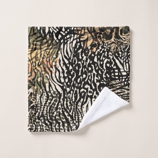 Animal print modern Luxury set towel (Waschlappen)