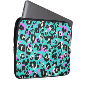 Animal Print Muster Laptop Sleeve (Vorne Rechts)