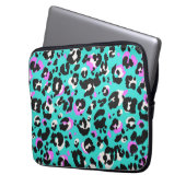 Animal Print Muster Laptop Sleeve (Vorderseite Links)