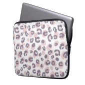 Animal Print Muster Laptop Sleeve (Vorderseite Links)