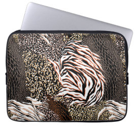 Animal Print Muster Laptop Sleeve
