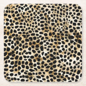 Animal Print - Paper Coasters Rechteckiger Pappuntersetzer (Vorderseite)