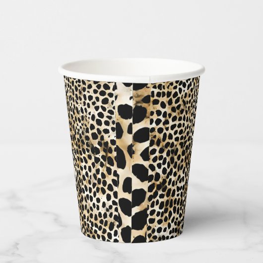 Animal Print - Paper Cups  Pappbecher (Rechts)