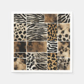 Animal Print - Papier Napkins Serviette (Vorderseite)