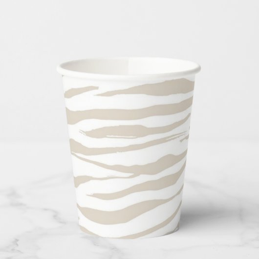 Animal print pattern pappbecher (Links)