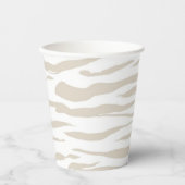 Animal print pattern pappbecher (Vorderseite)