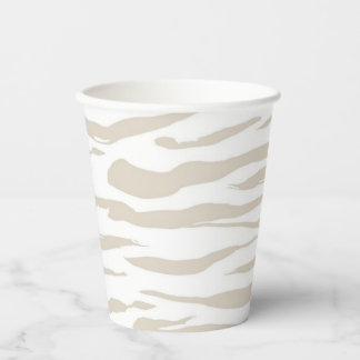 Animal print pattern pappbecher