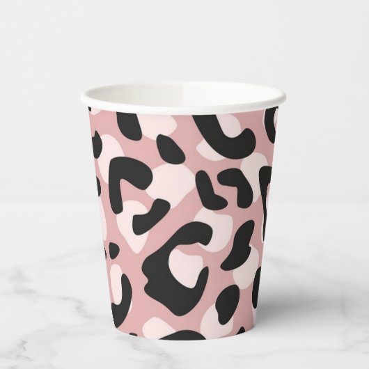 Animal print pattern pappbecher (Links)