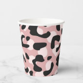 Animal print pattern pappbecher (Vorderseite)