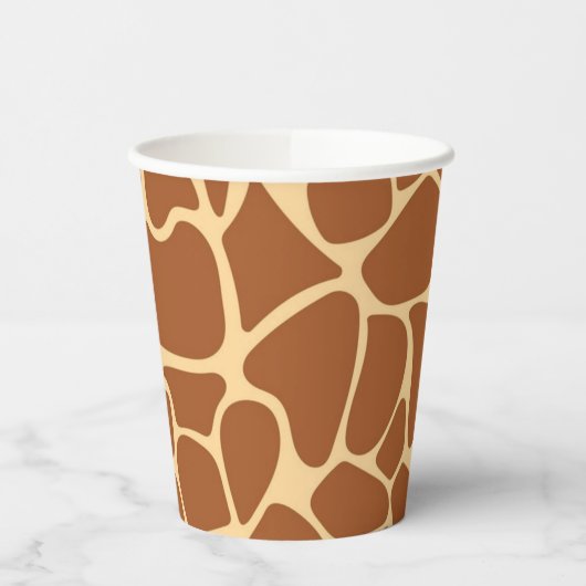 Animal print pattern pappbecher (Links)