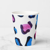 Animal print pattern pappbecher (Rückseite)