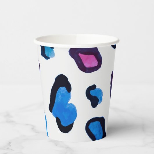 Animal print pattern pappbecher (Links)