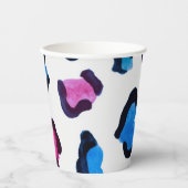 Animal print pattern pappbecher (Vorderseite)