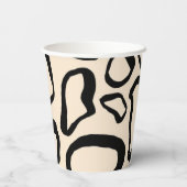 Animal print pattern pappbecher (Rückseite)