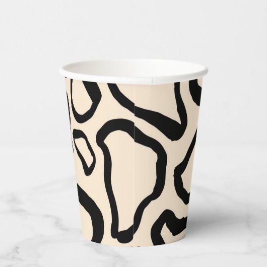 Animal print pattern pappbecher (Rechts)