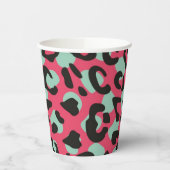 Animal print pattern pappbecher (Links)