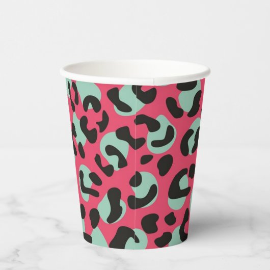 Animal print pattern pappbecher (Rechts)
