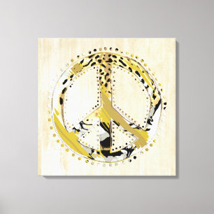 Animal Print Peace Schild I + Ihr Backgr. Ideen