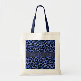 Animal Print Personalisiert Blue Tasche