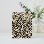 Animal Print - Postcard Postkarte (Stehend Vorderseite)