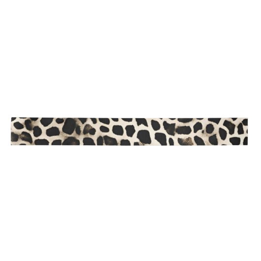 Animal Print - Satin Ribbon Satinband (Vorderseite)