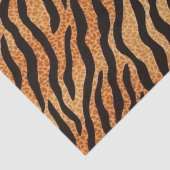 Animal Print Tiger Streifen Muster Getränke Seidenpapier (Ausschnitt)