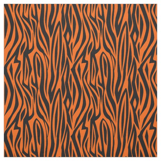 animal print tiger stripes wild orange stoff (Muster)