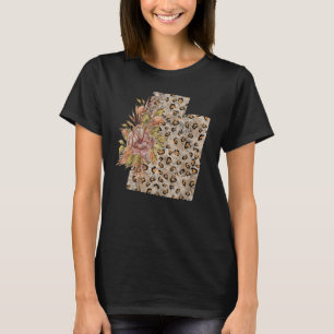 Animal Print Utah Beehive Staat National Parks Mig T-Shirt