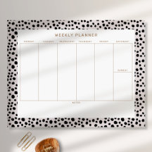Animal Print Weekly Plananner Tearawy