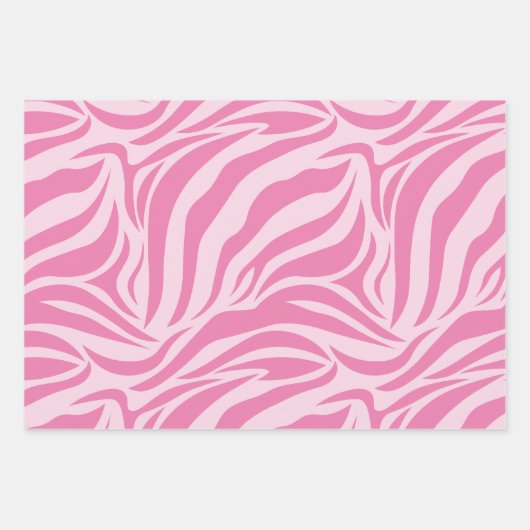 Animal Print Wild Animals Pattern Birthday Geschenkpapier Set (Vorderseite 2)