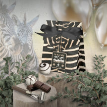 Animal Print Zebra Birthday Gevor Box