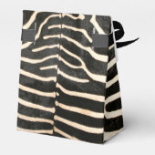 Animal Print Zebra Birthday Gevor Box Geschenkschachtel (Rückseite)