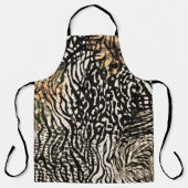Animal print zebra modern All-Over Print Apron Schürze (Vorderseite)