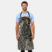 Animal print zebra modern All-Over Print Apron Schürze (Getragen)