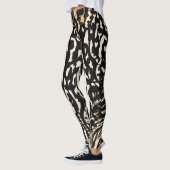 Animal print zebra modern cutting board leggings (Links)