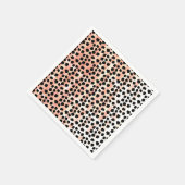 Animal Prints Black and Pink Serviette (Ecke)