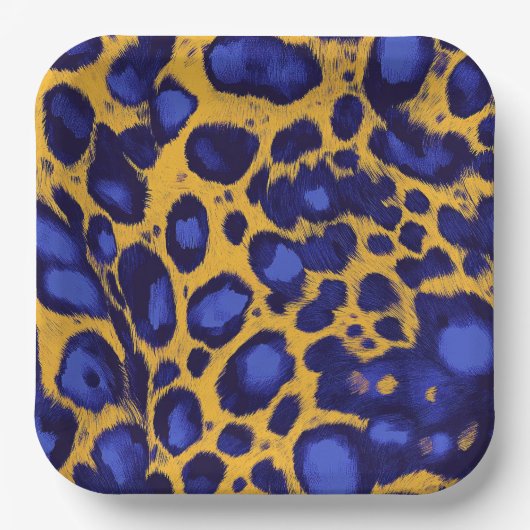 Animal Prints Pappteller (Vorderseite)