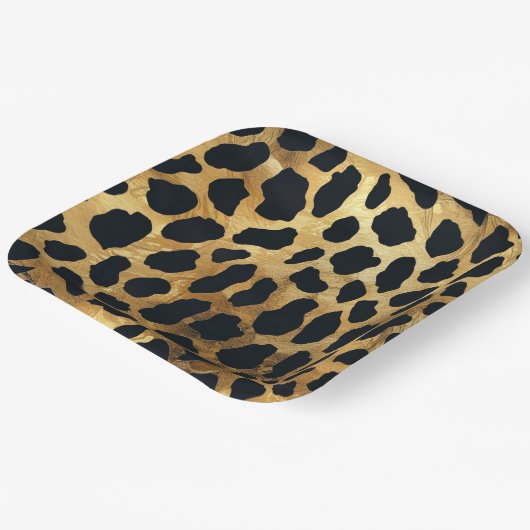 Animal Prints Pappteller (Gewinkelt)
