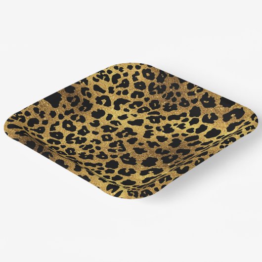Animal Prints Pappteller (Gewinkelt)