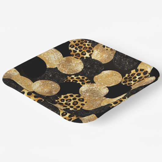 Animal Prints Pappteller (Gewinkelt)