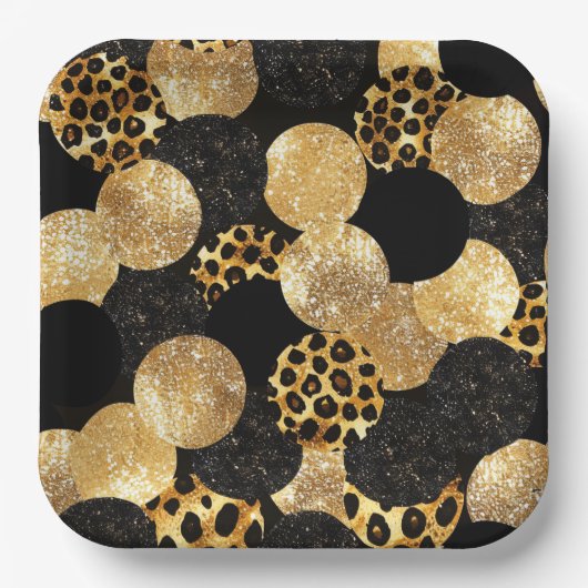 Animal Prints Pappteller (Vorderseite)
